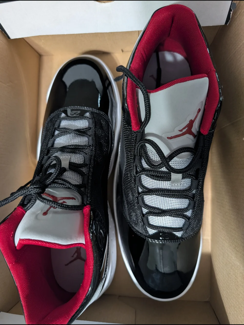 Jordan Max Aura 2 Black Cement Gym Red CK6636-006 Men’s Size 11.5 New